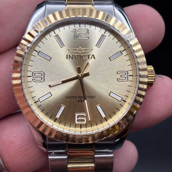 Invicta Specialty Stratford 47457 Mens 43mm Two-Tone Stainless Steel Quartz 50m - Picture 17 of 17